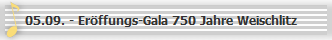 05.09. - Erffungs-Gala 750 Jahre Weischlitz